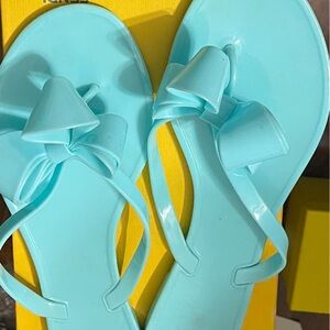 Preloved Dizzy Women's Aqua Sandals with Bow